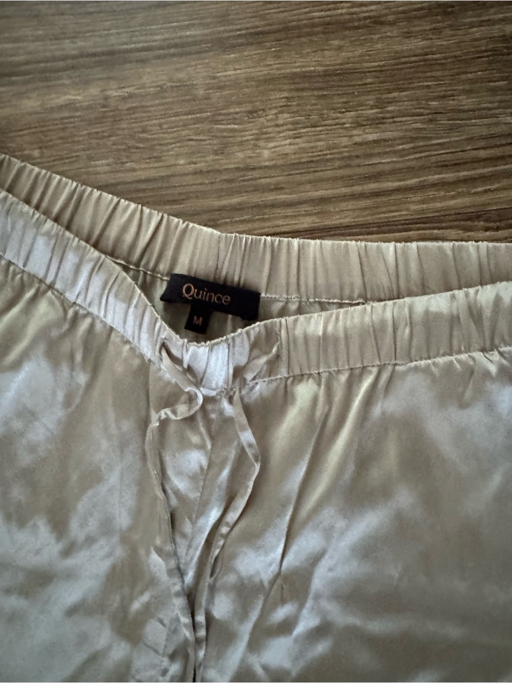 Quince 100% silk drawstring pants - Picture 3 of 5